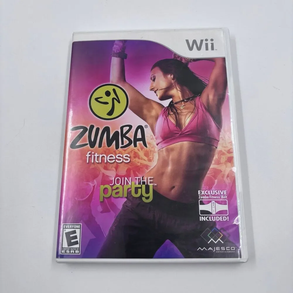 Zumba Fitness Join the Party Nintendo Wii Disc Case Manual CIB Dance Game